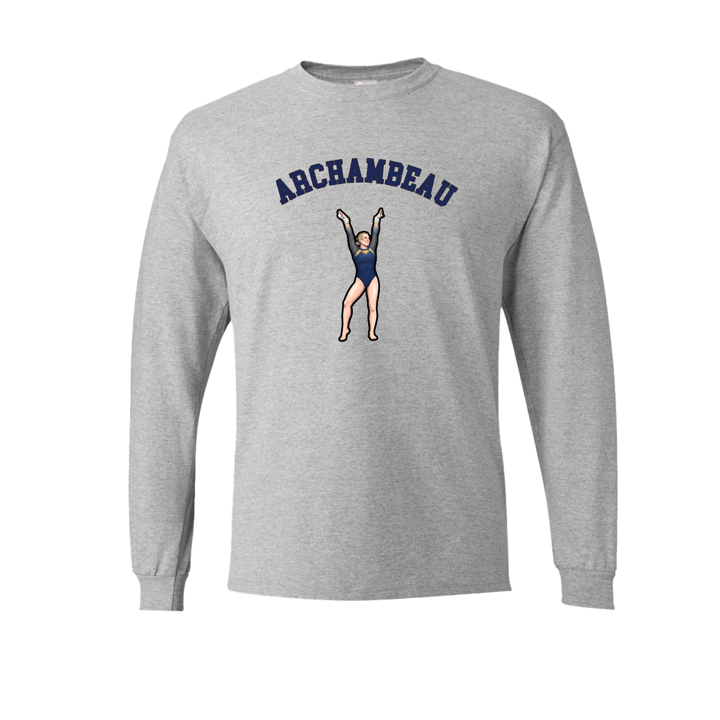 Long Sleeve Tee — Shirsey Arch in Grey