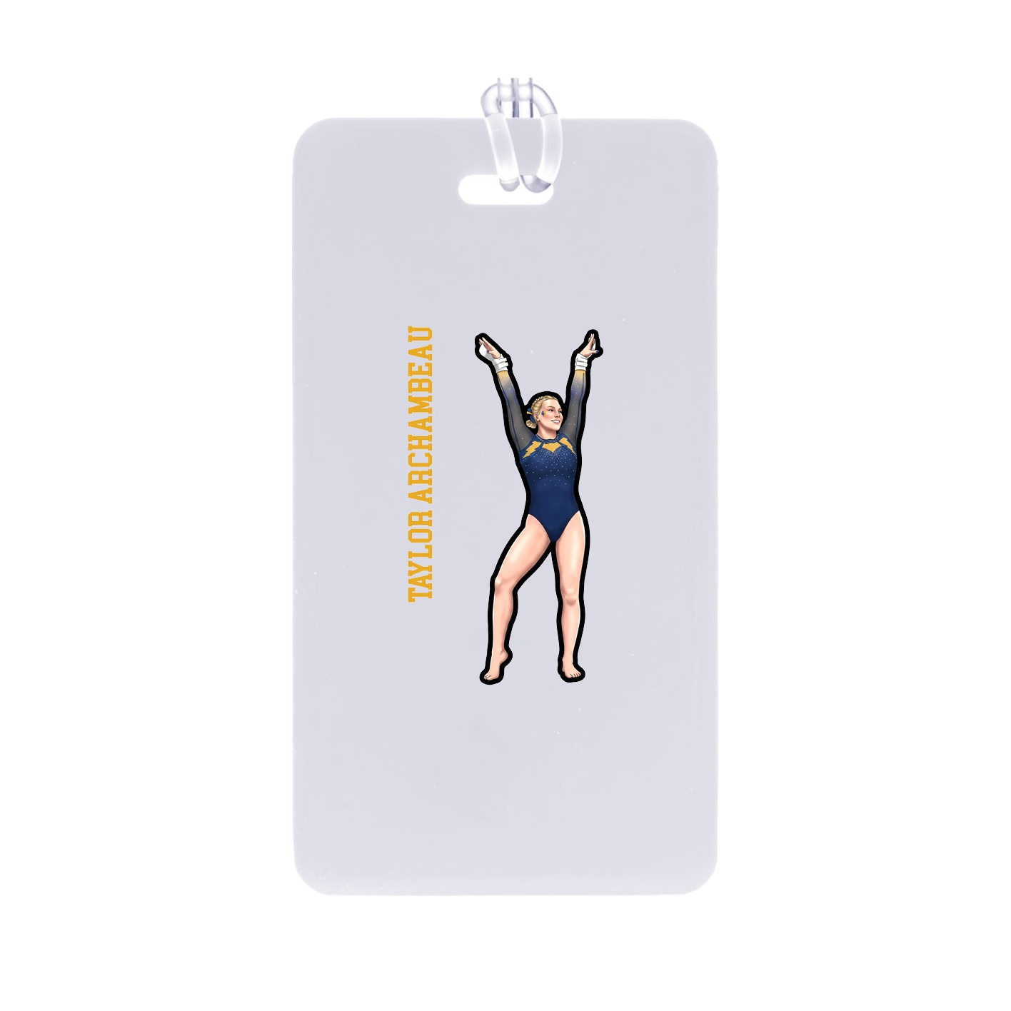 Bag Tag — Name Vertical in Classic