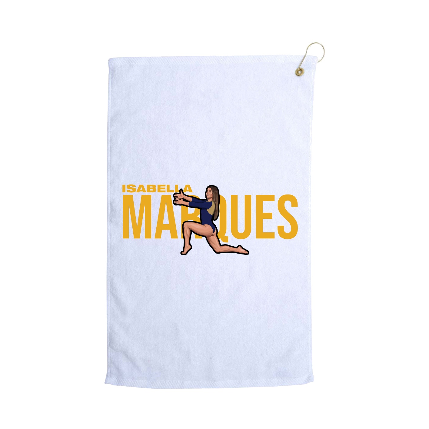 Golf Towel — Player Name in White