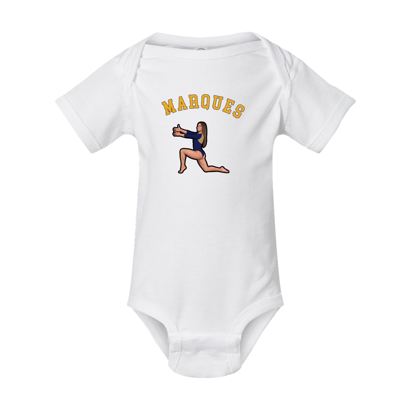 Baby Onesie — Shirsey Arch in White