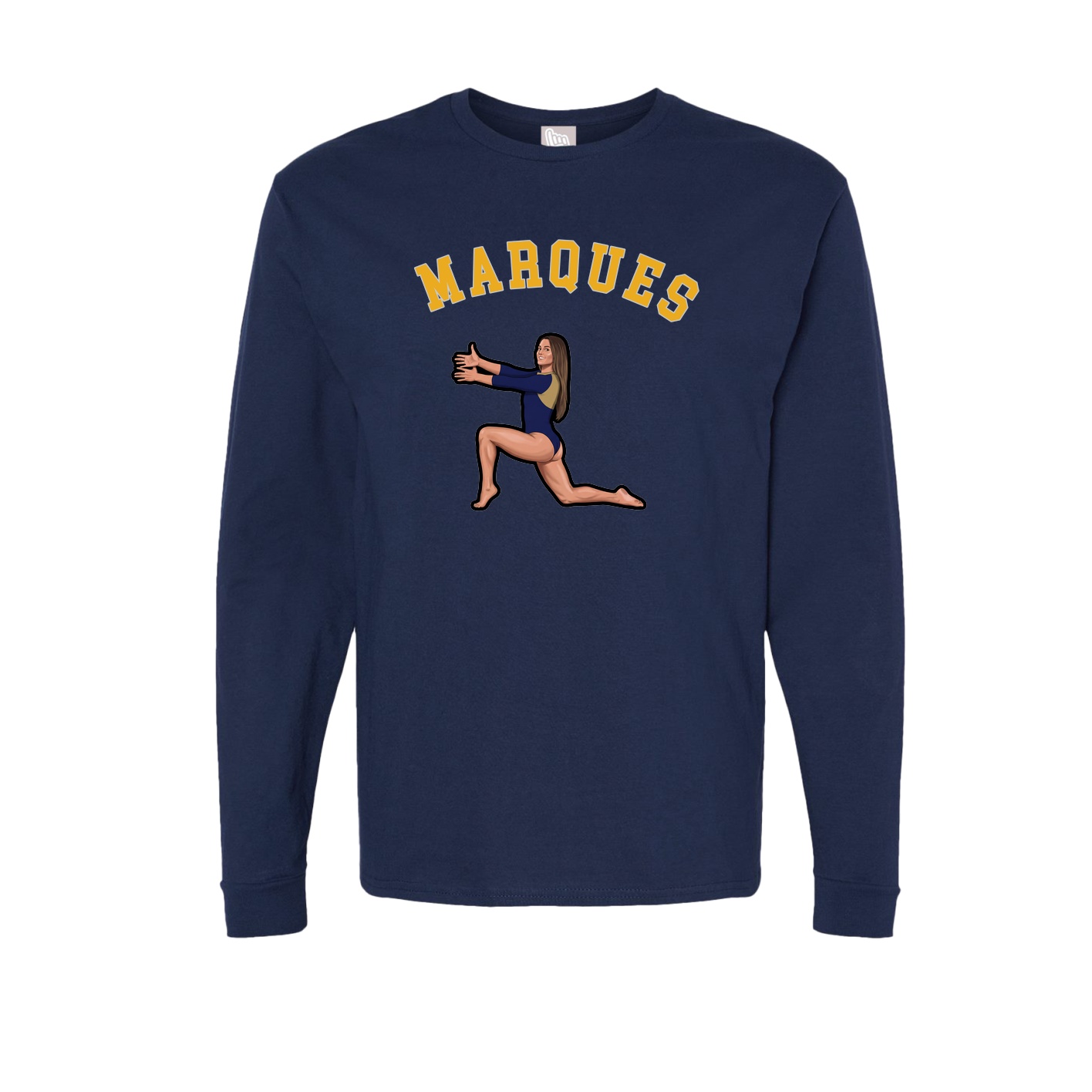 Long Sleeve Tee — Shirsey Arch in Navy