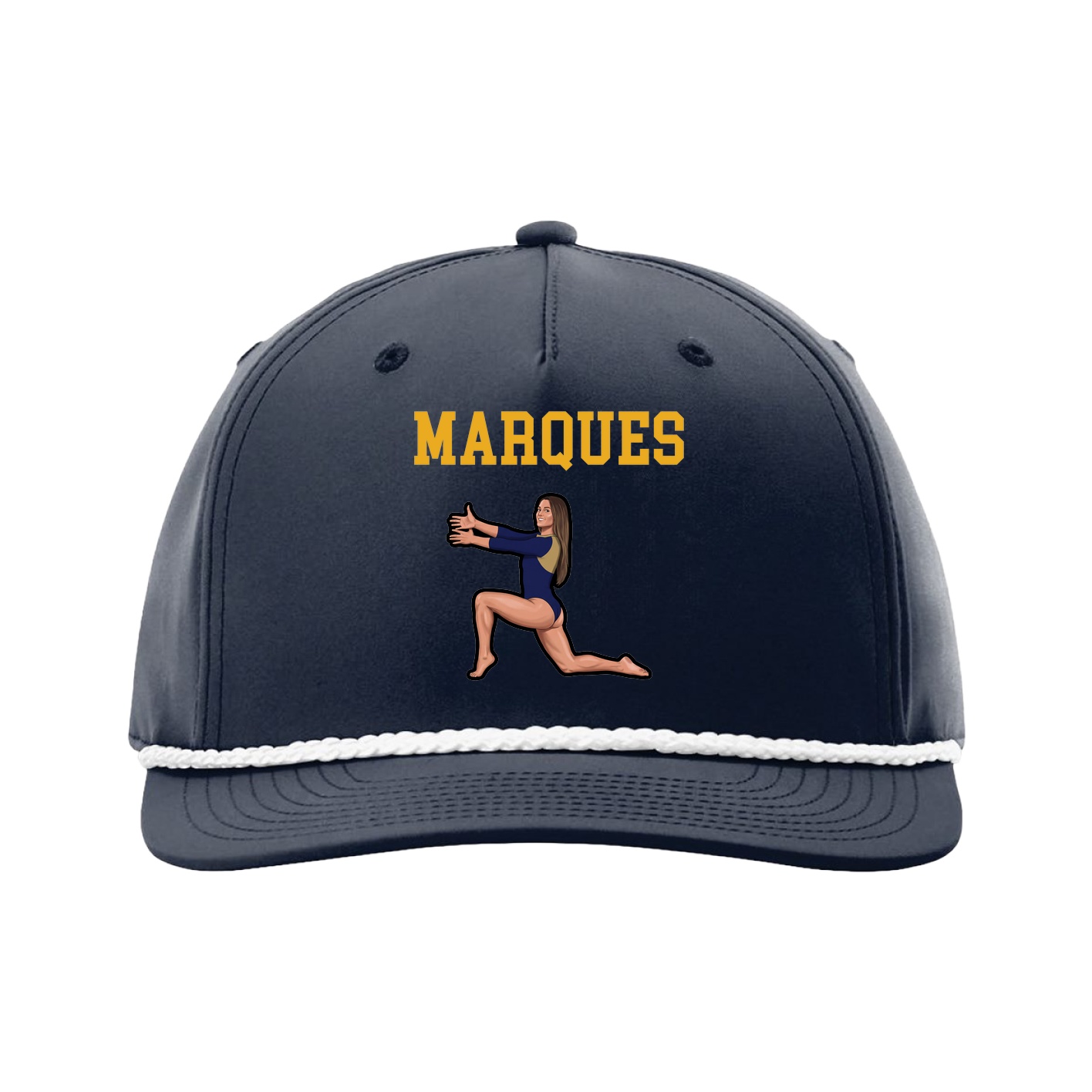 Five-Panel Classic Rope Cap — Shirsey in Navy