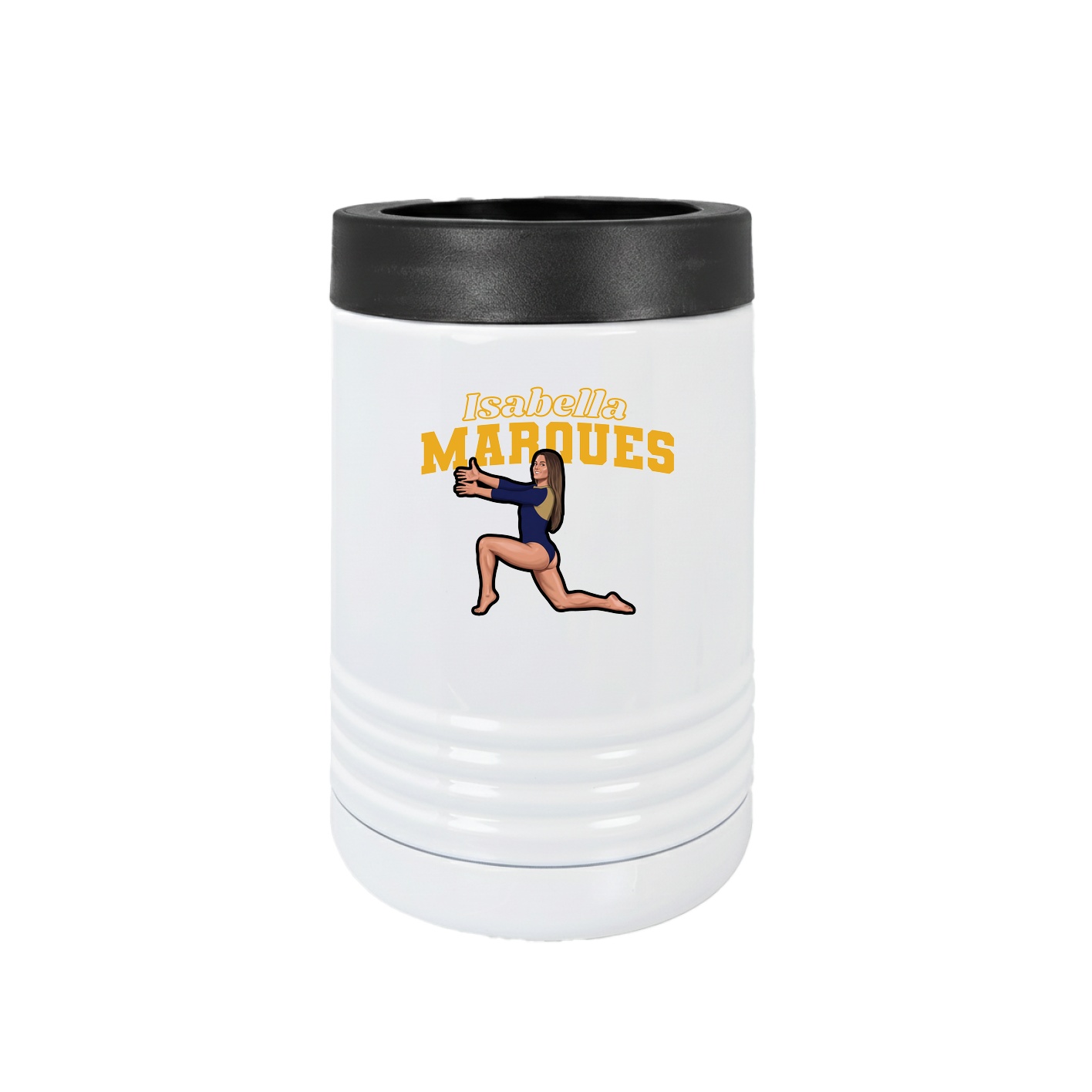 Beverage Holder — Name Arch in White