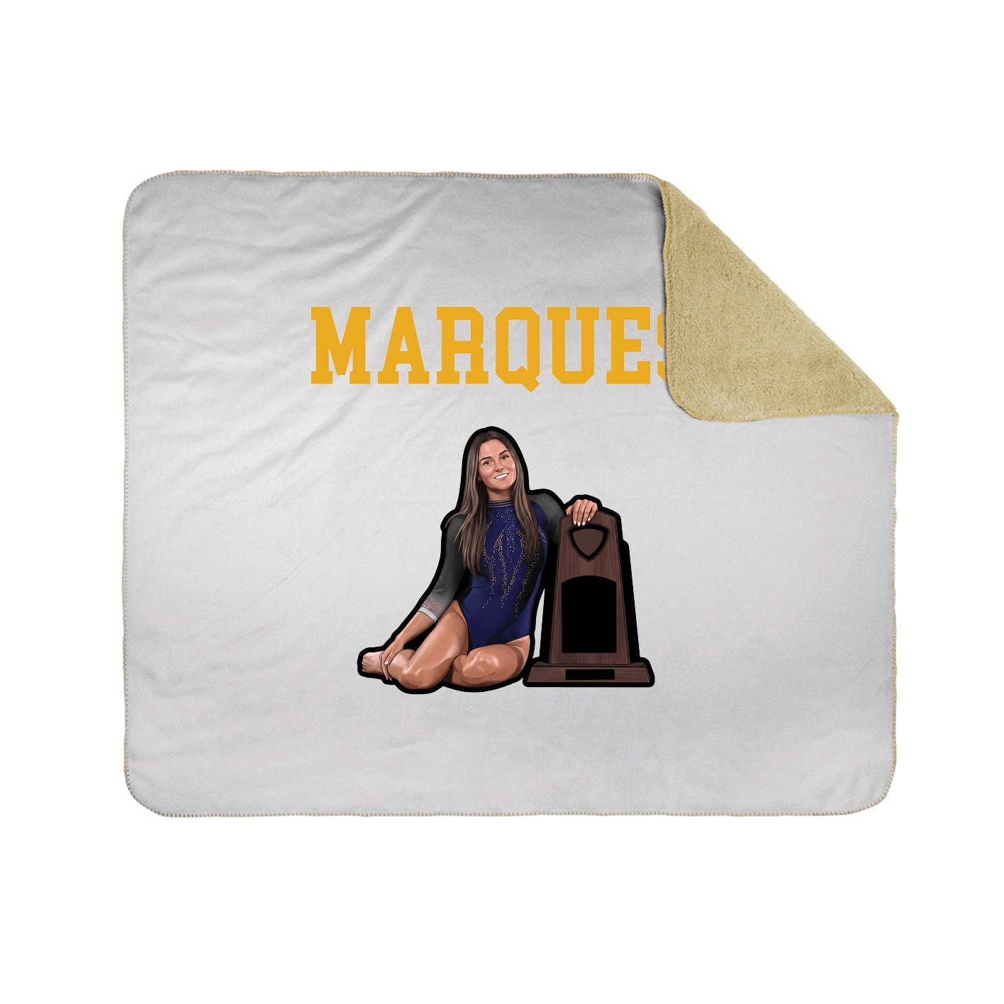 Throw Blanket — Shirsey in White