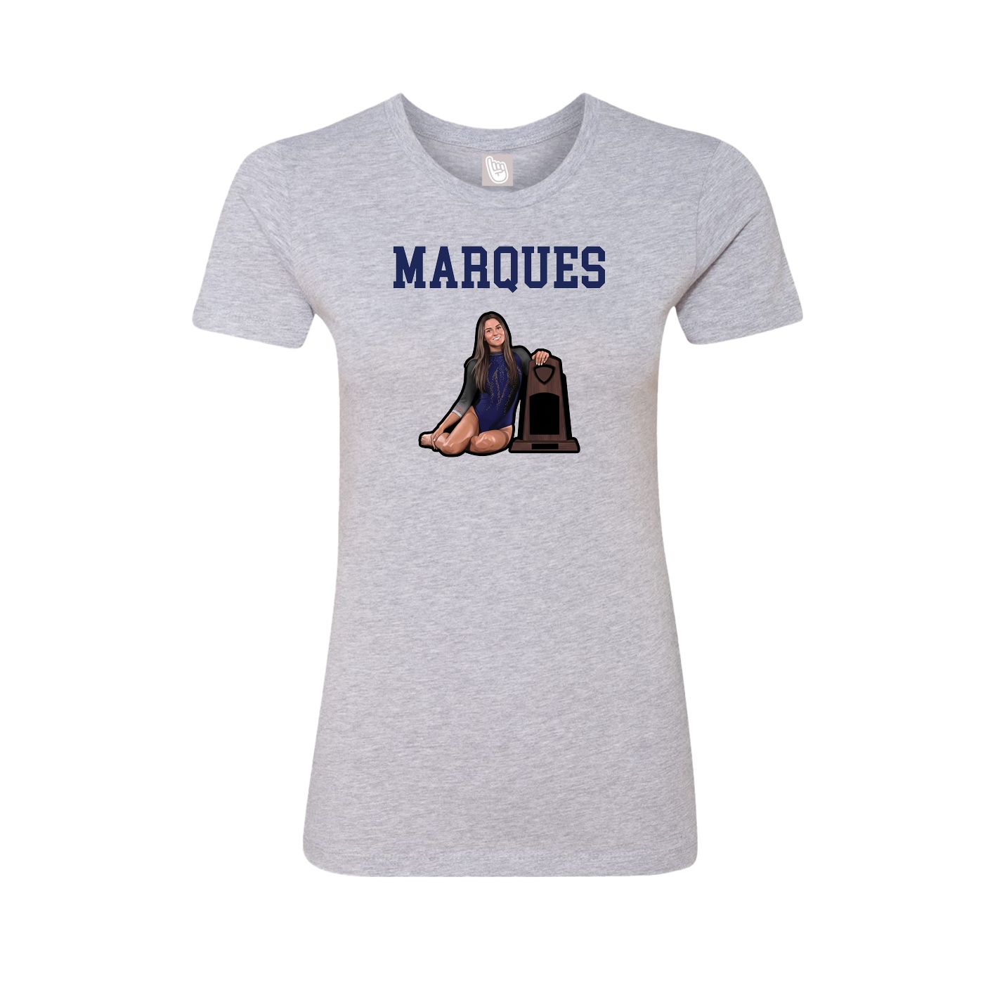Fitted Women's Tee — Shirsey in Grey