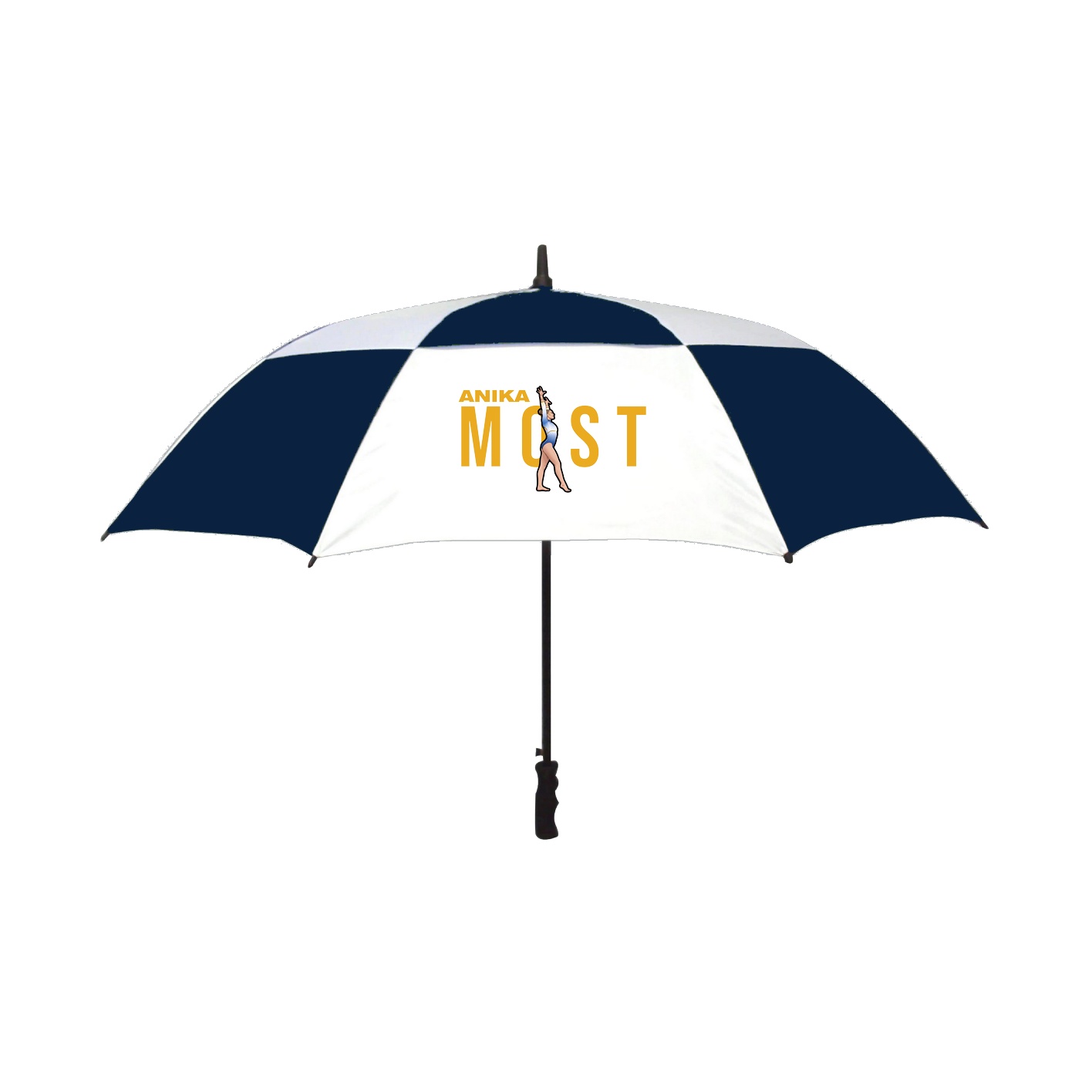Golf Umbrella — Player Name in Navy