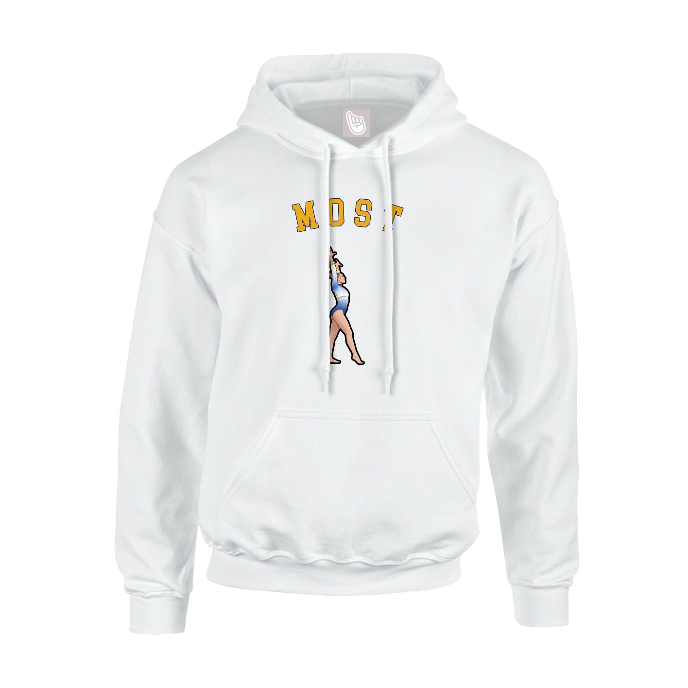 Youth Hoodie — Shirsey Arch in White