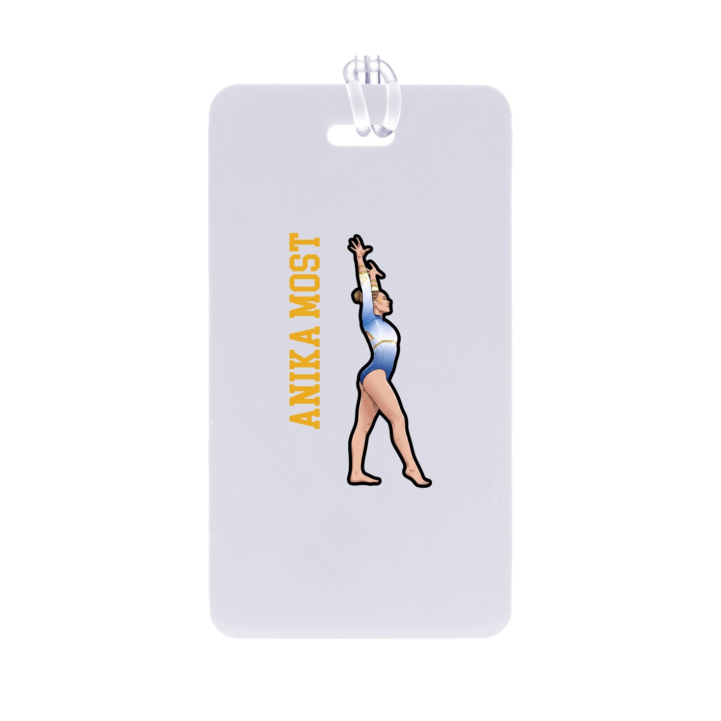 Bag Tag — Name Vertical in Classic