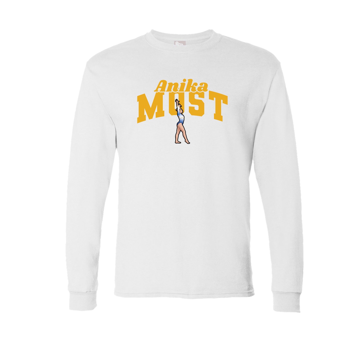 Long Sleeve Tee — Signature Arch in White