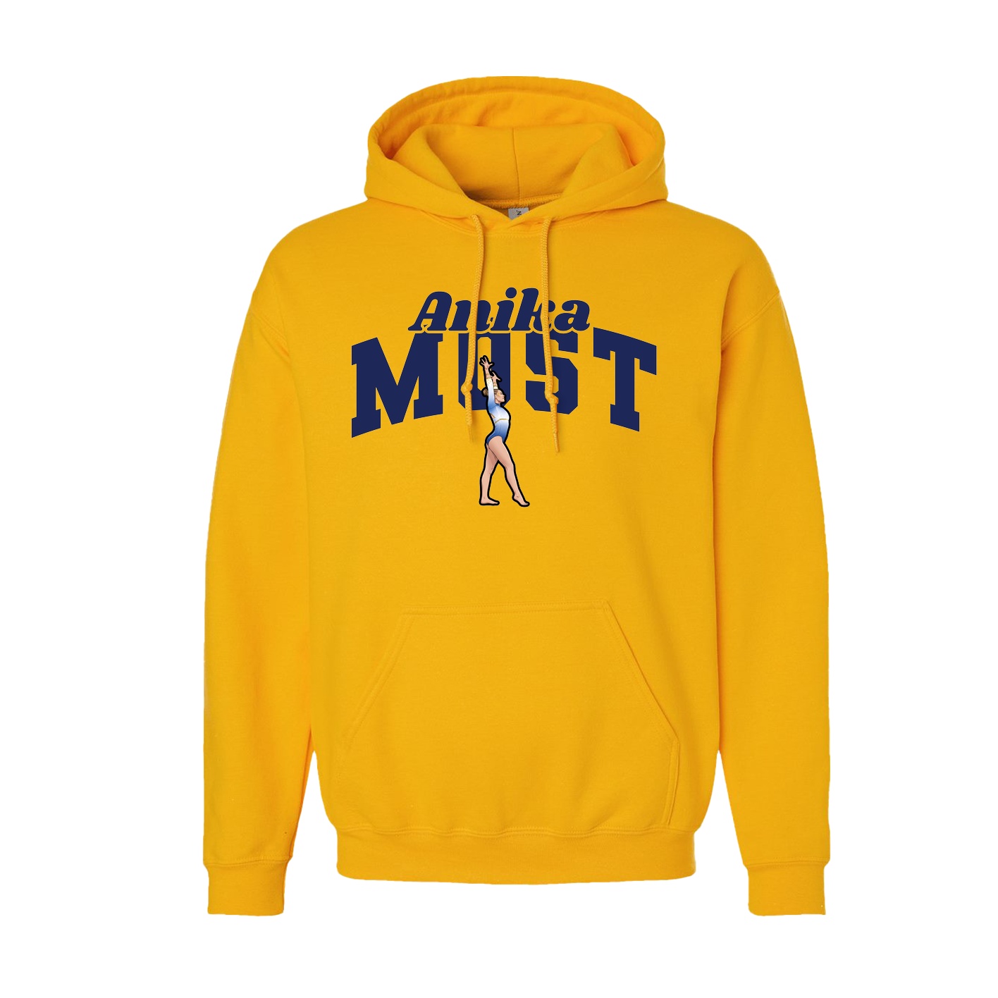 Youth Hoodie — Signature Arch in Gold