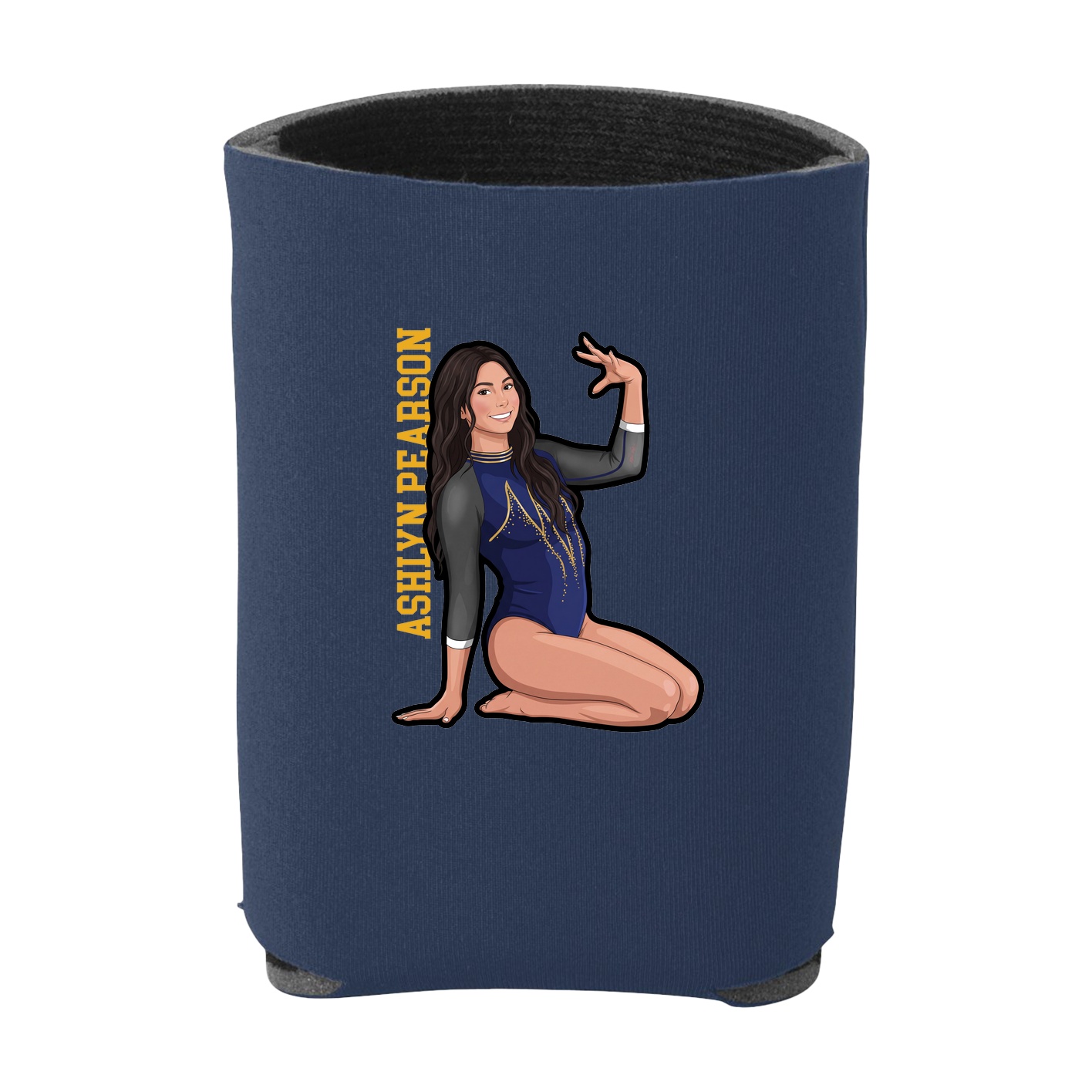 Can Holder — Name Vertical in Navy