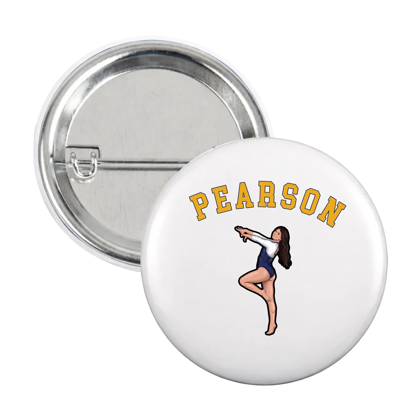 Game Day Button — Shirsey Arch in White