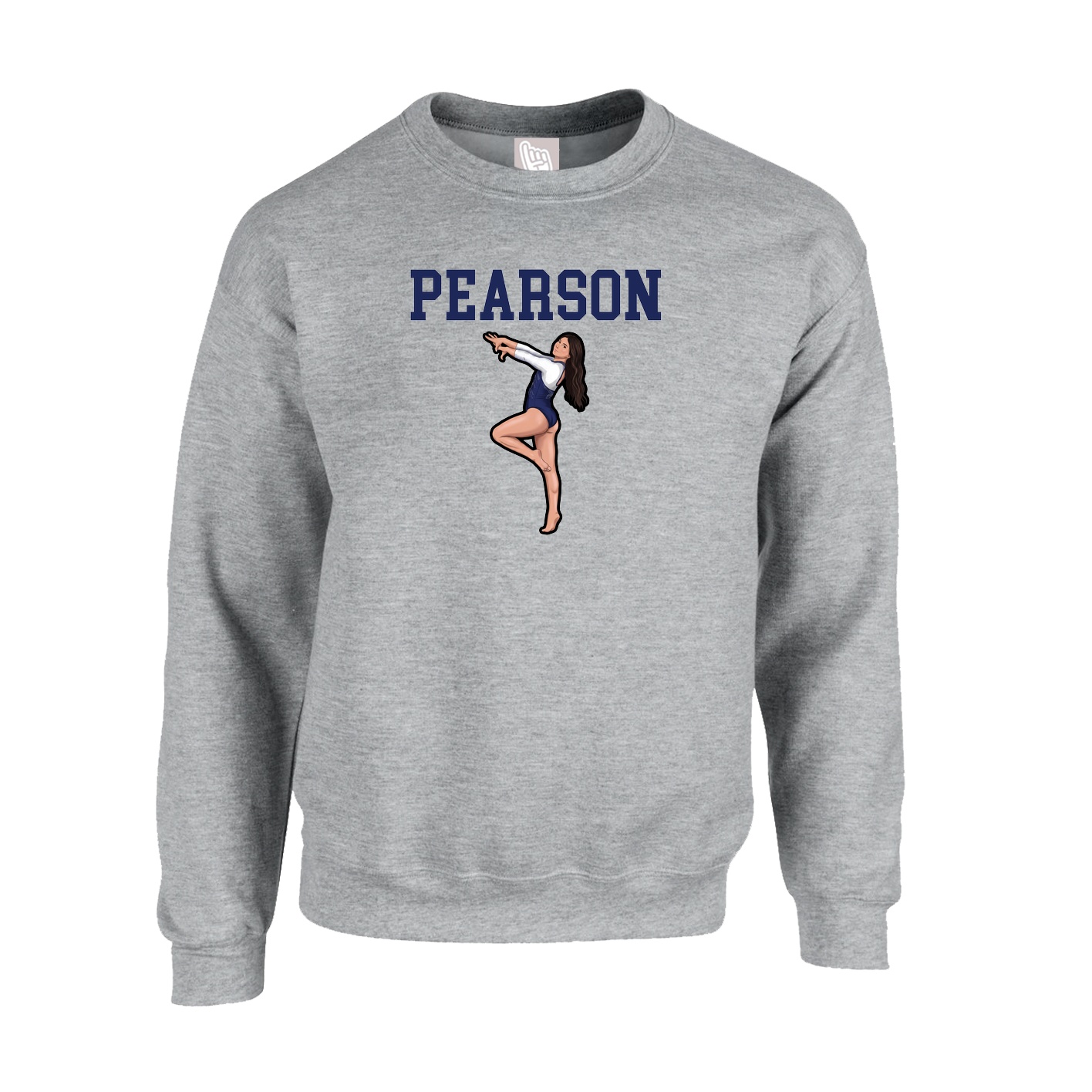 Fleece Crew — Shirsey in Grey