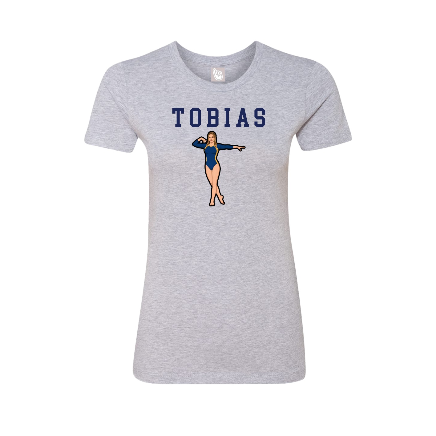 Fitted Women's Tee — Shirsey in Grey