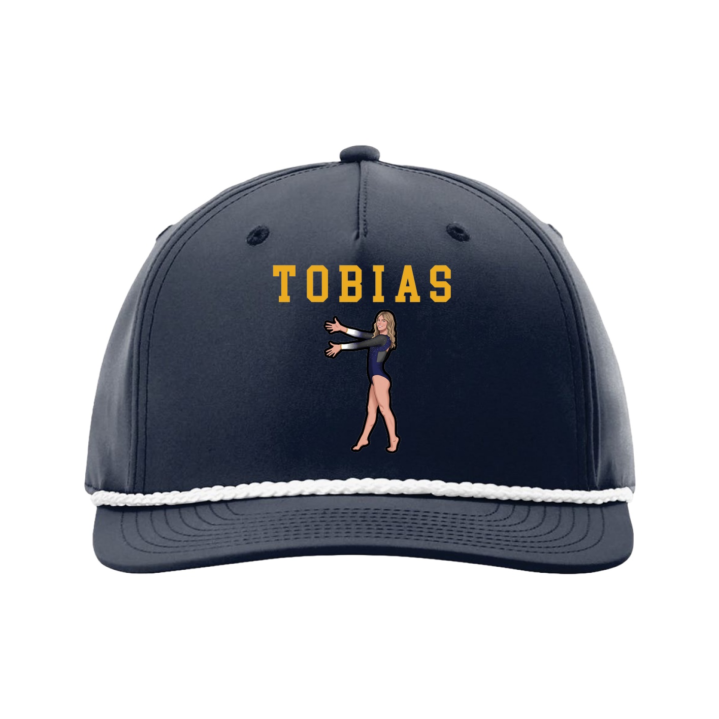 Five-Panel Classic Rope Cap — Shirsey in Navy