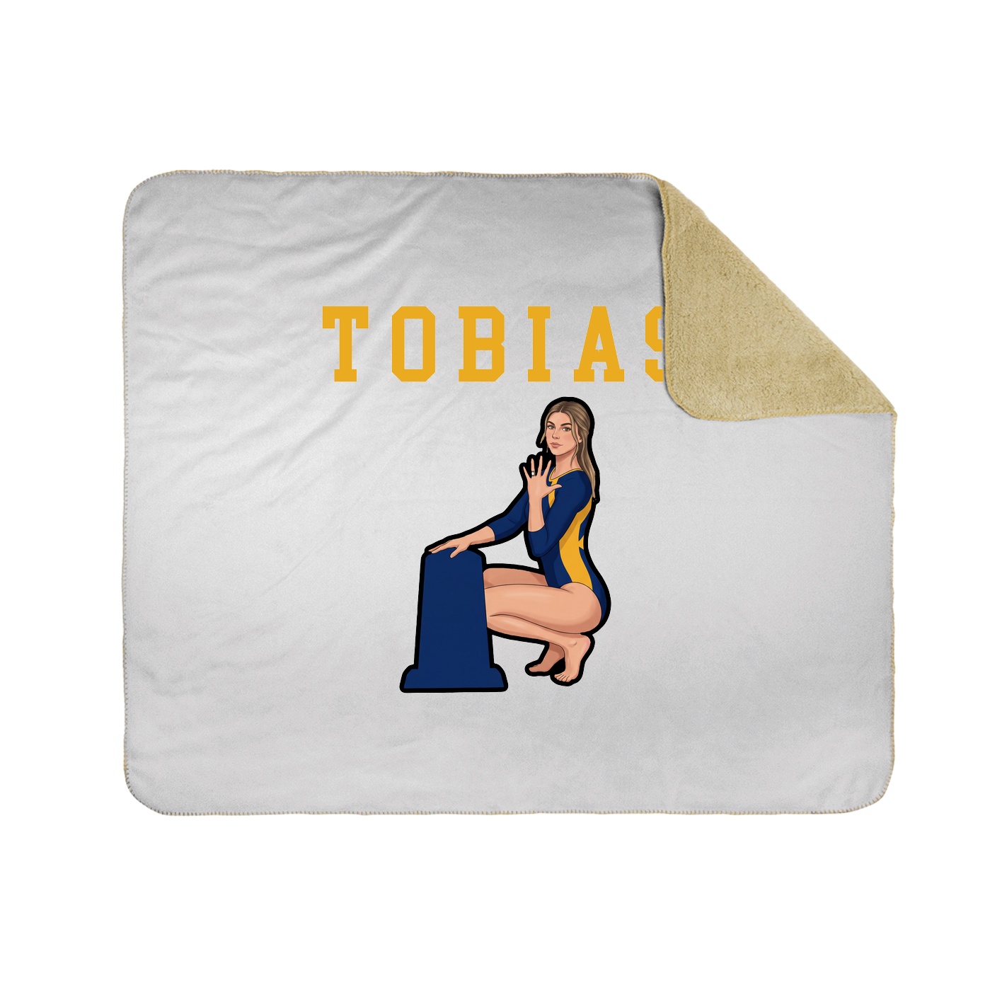 Throw Blanket — Shirsey in White
