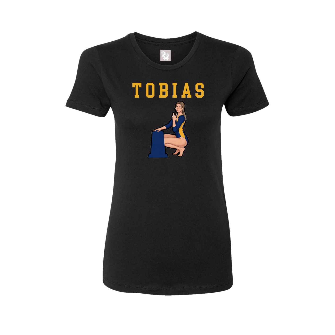 Fitted Women's Tee — Shirsey in Black