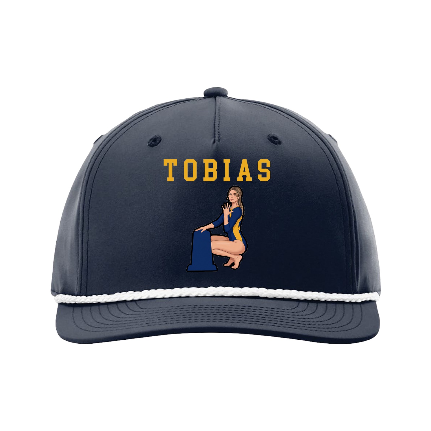 Five-Panel Classic Rope Cap — Shirsey in Navy