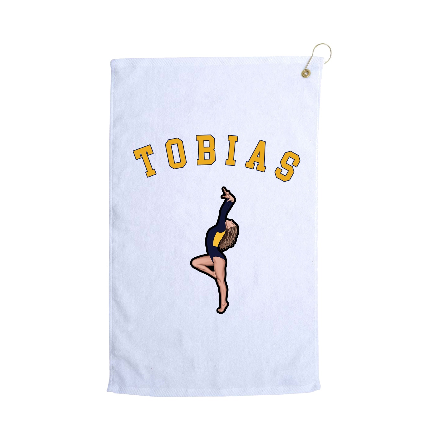 Golf Towel — Shirsey Arch in White