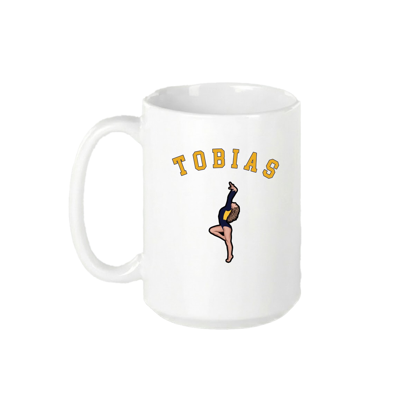 15oz Coffee Mug — Shirsey Arch in White