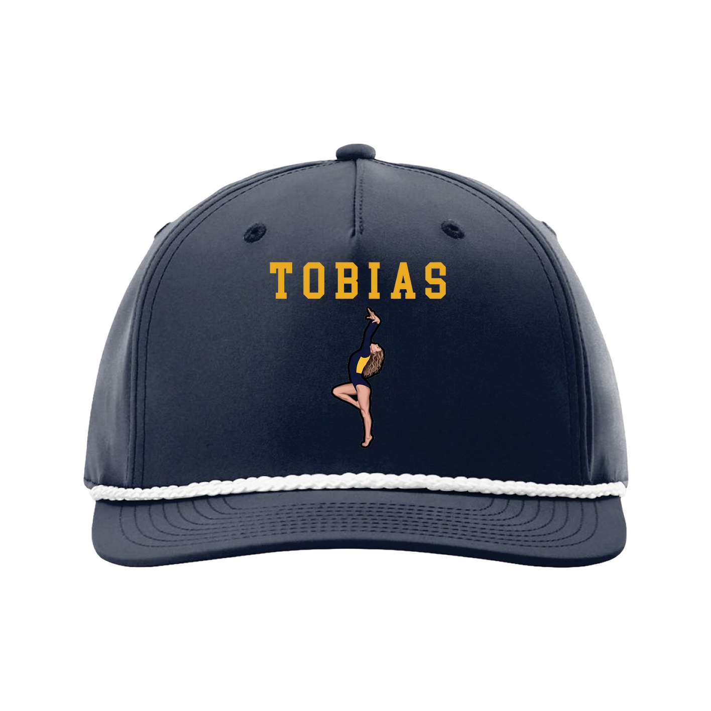 Five-Panel Classic Rope Cap — Shirsey in Navy
