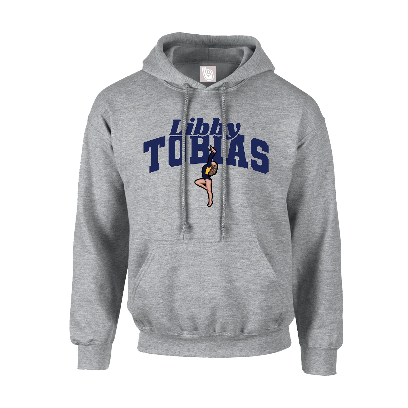 Hoodie — Signature Arch in Grey
