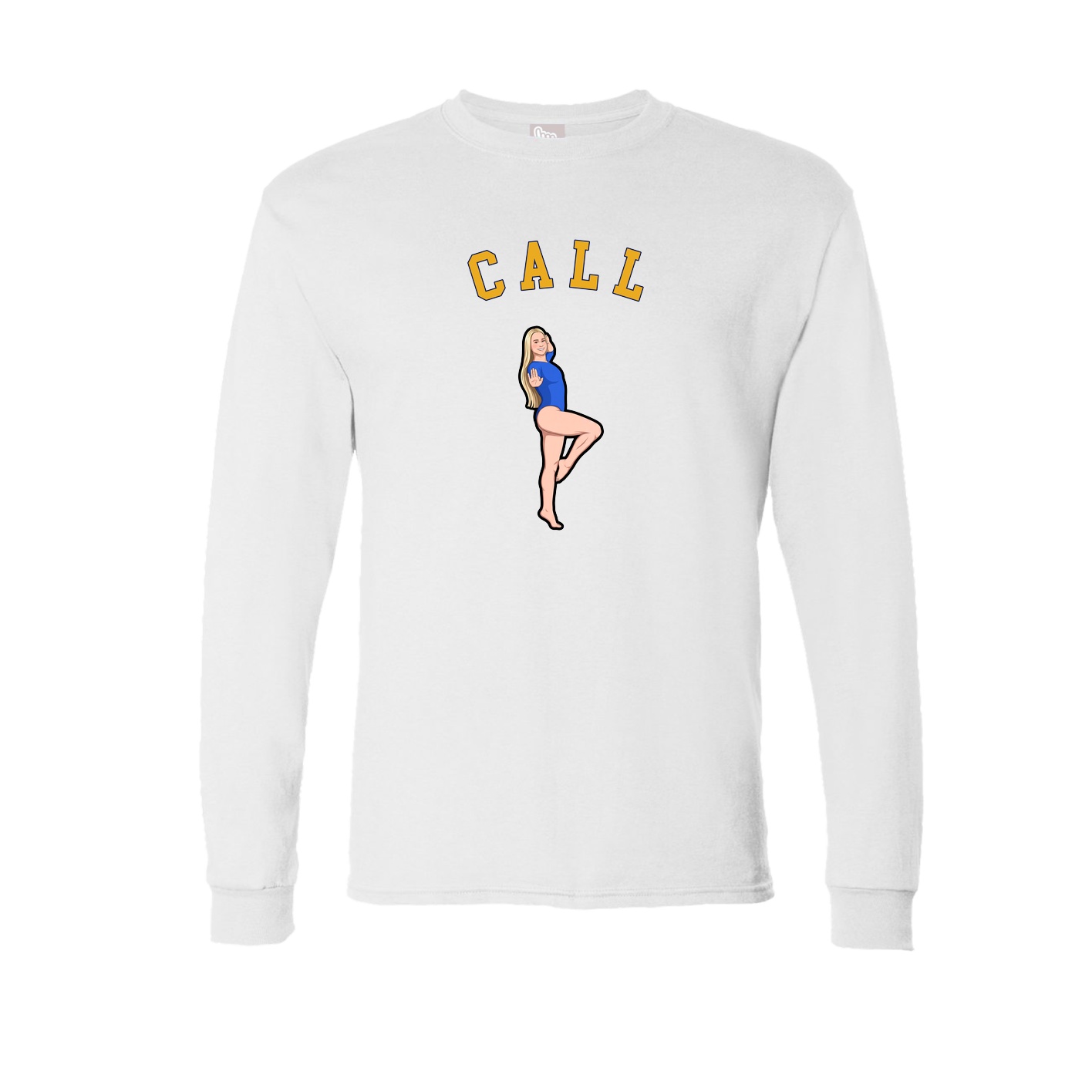 Long Sleeve Tee — Shirsey Arch in White