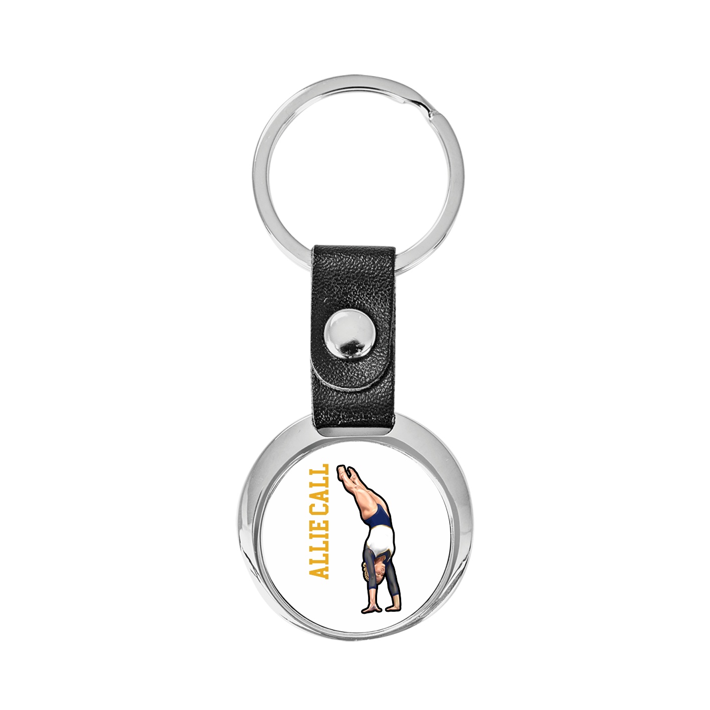 Key Chain — Name Vertical in Classic