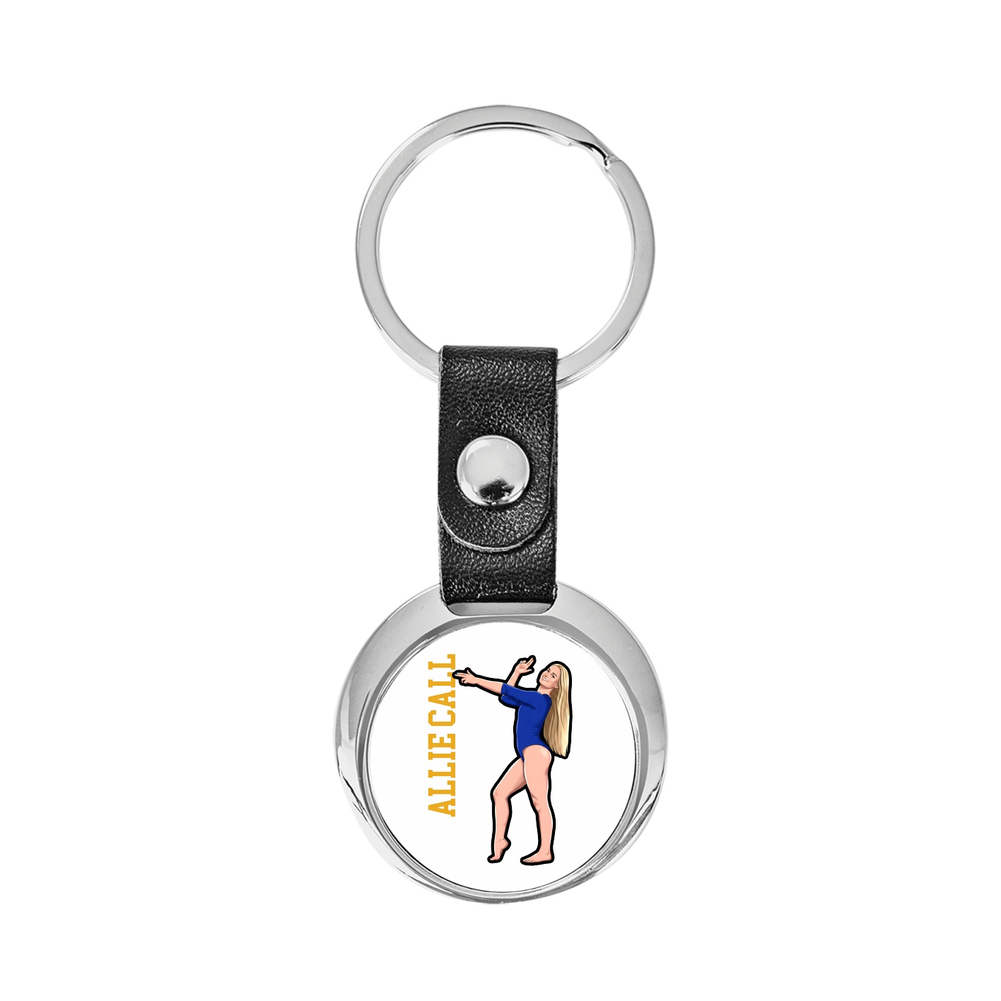 Key Chain — Name Vertical in Classic