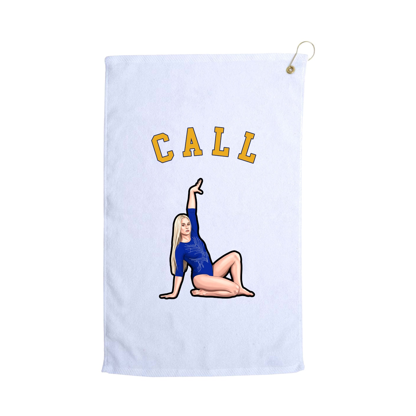 Golf Towel — Shirsey Arch in White