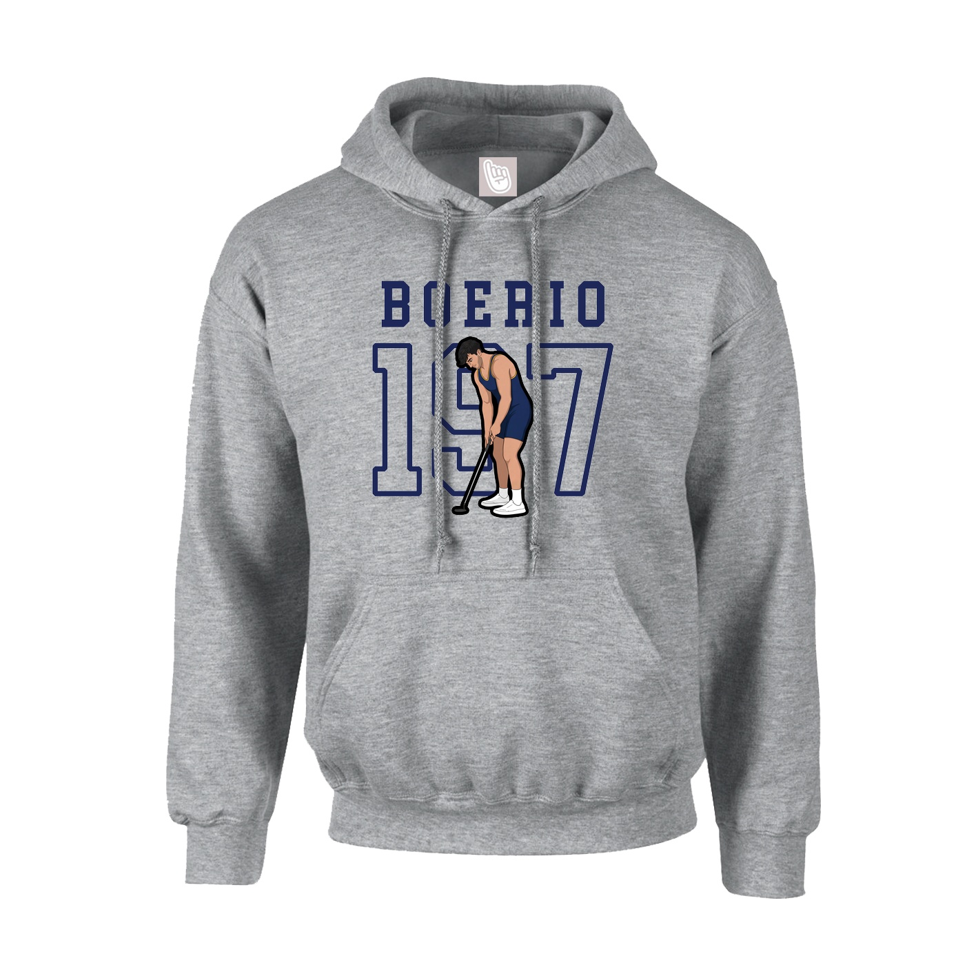 Hoodie — Shirsey in Grey