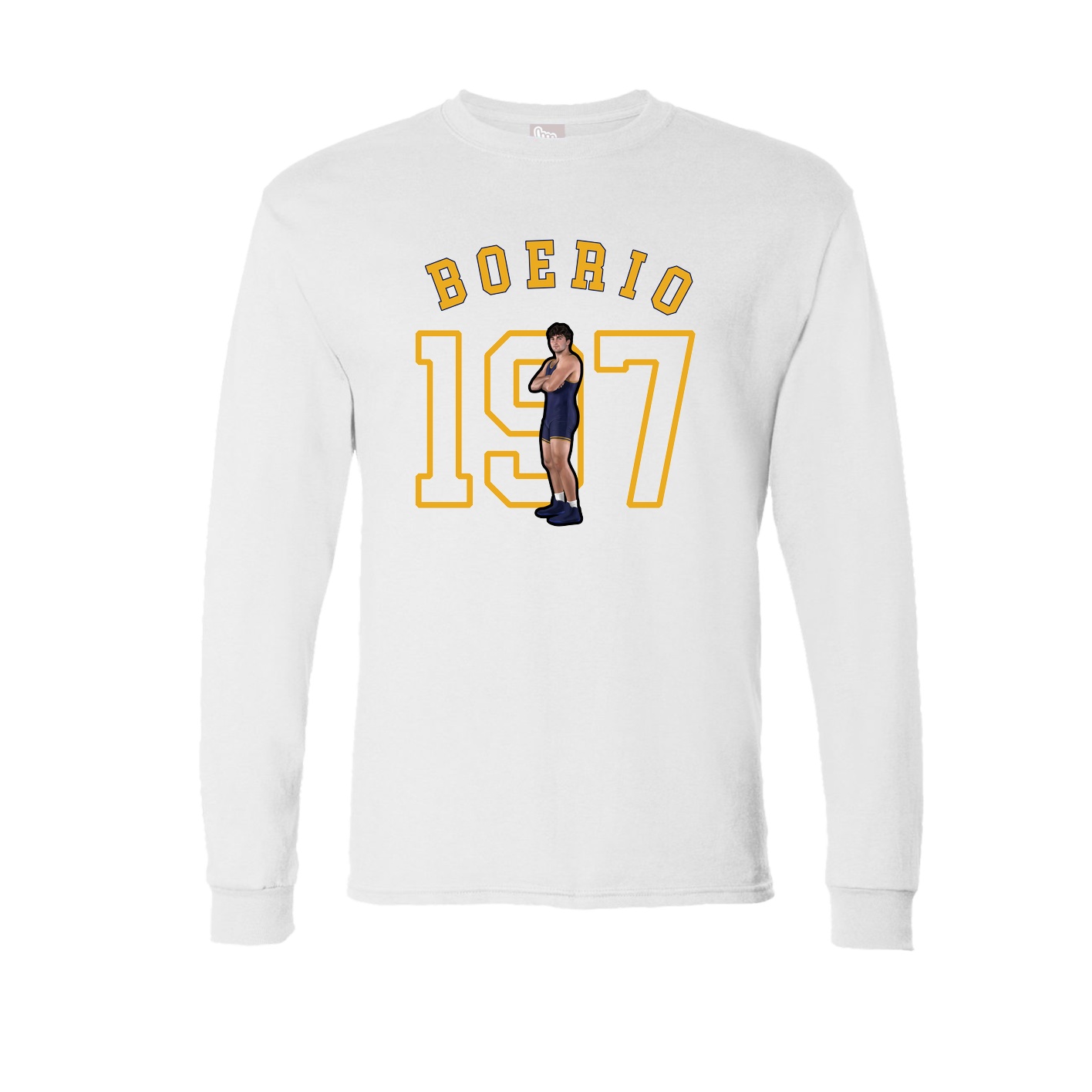Long Sleeve Tee — Shirsey Arch in White