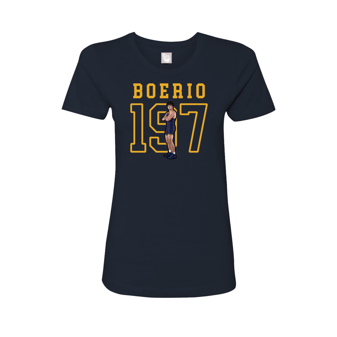 Fitted Women's Tee — Shirsey in Navy