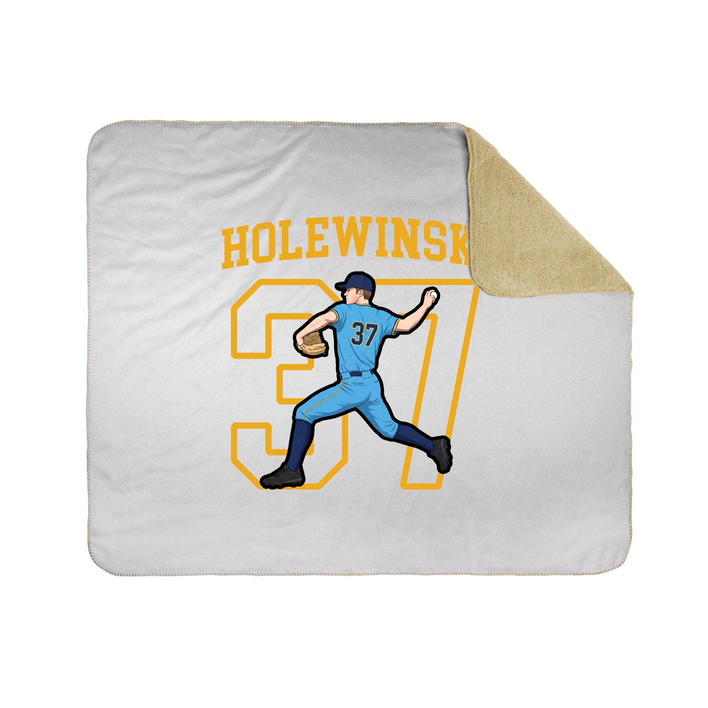 Throw Blanket — Shirsey in White