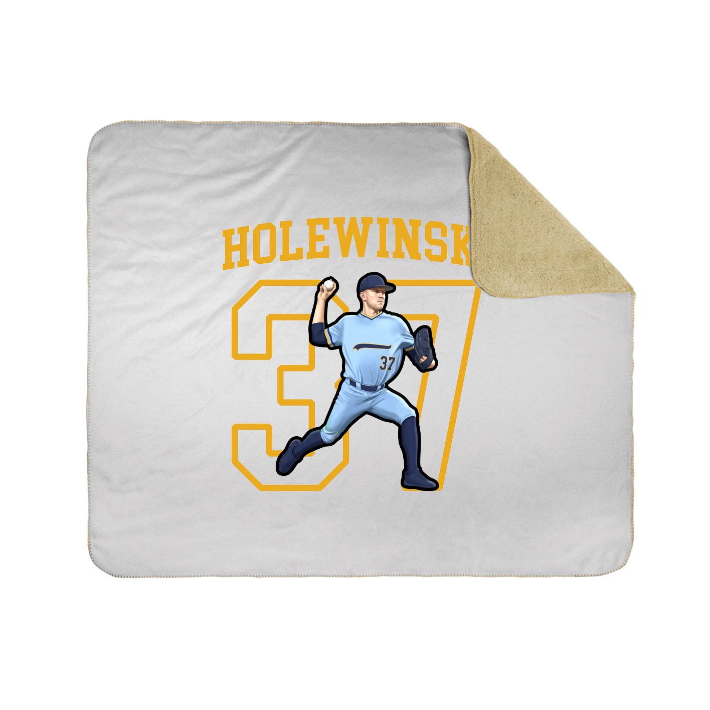 Throw Blanket — Shirsey in White
