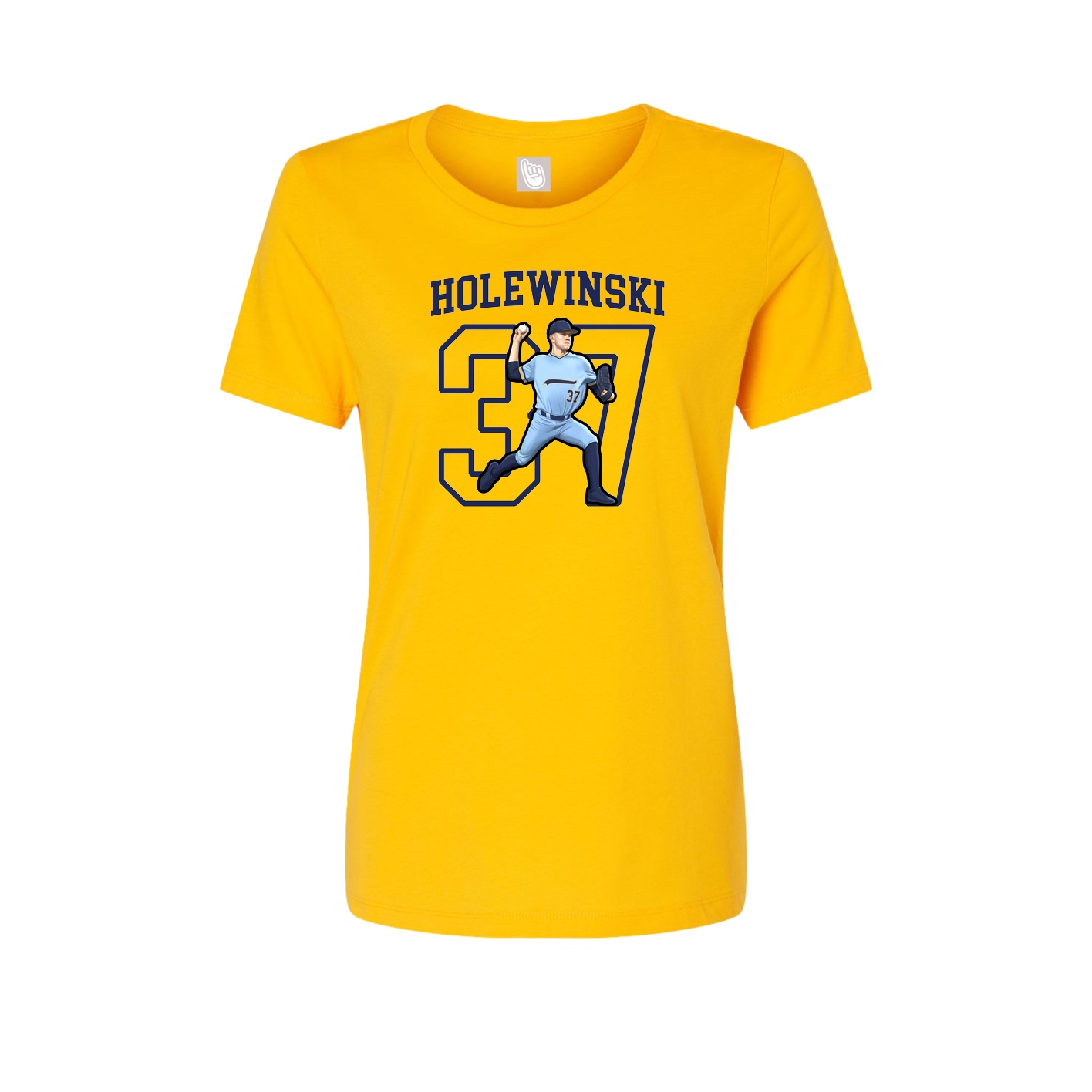 Fitted Women's Tee — Shirsey in Gold