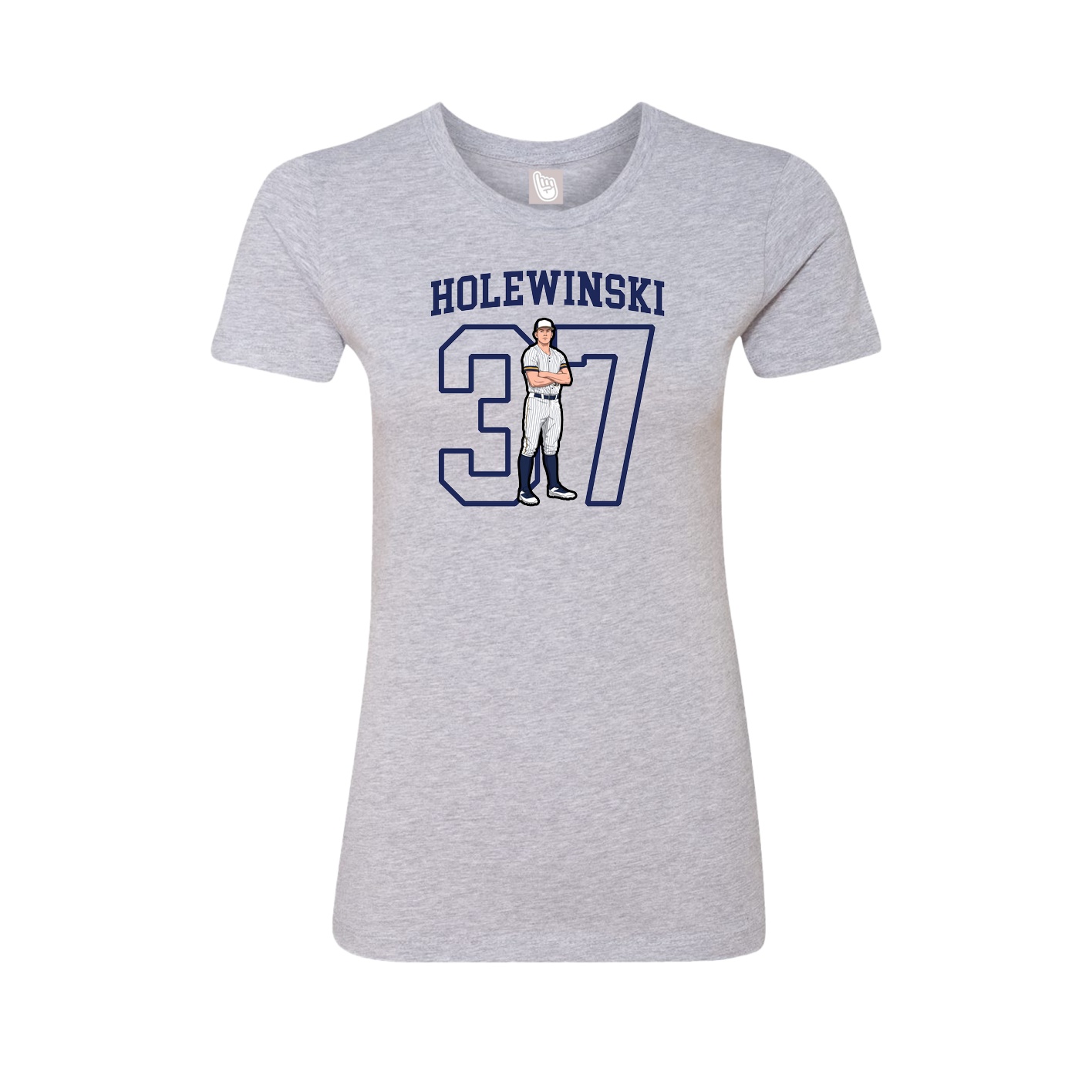 Fitted Women's Tee — Shirsey in Grey