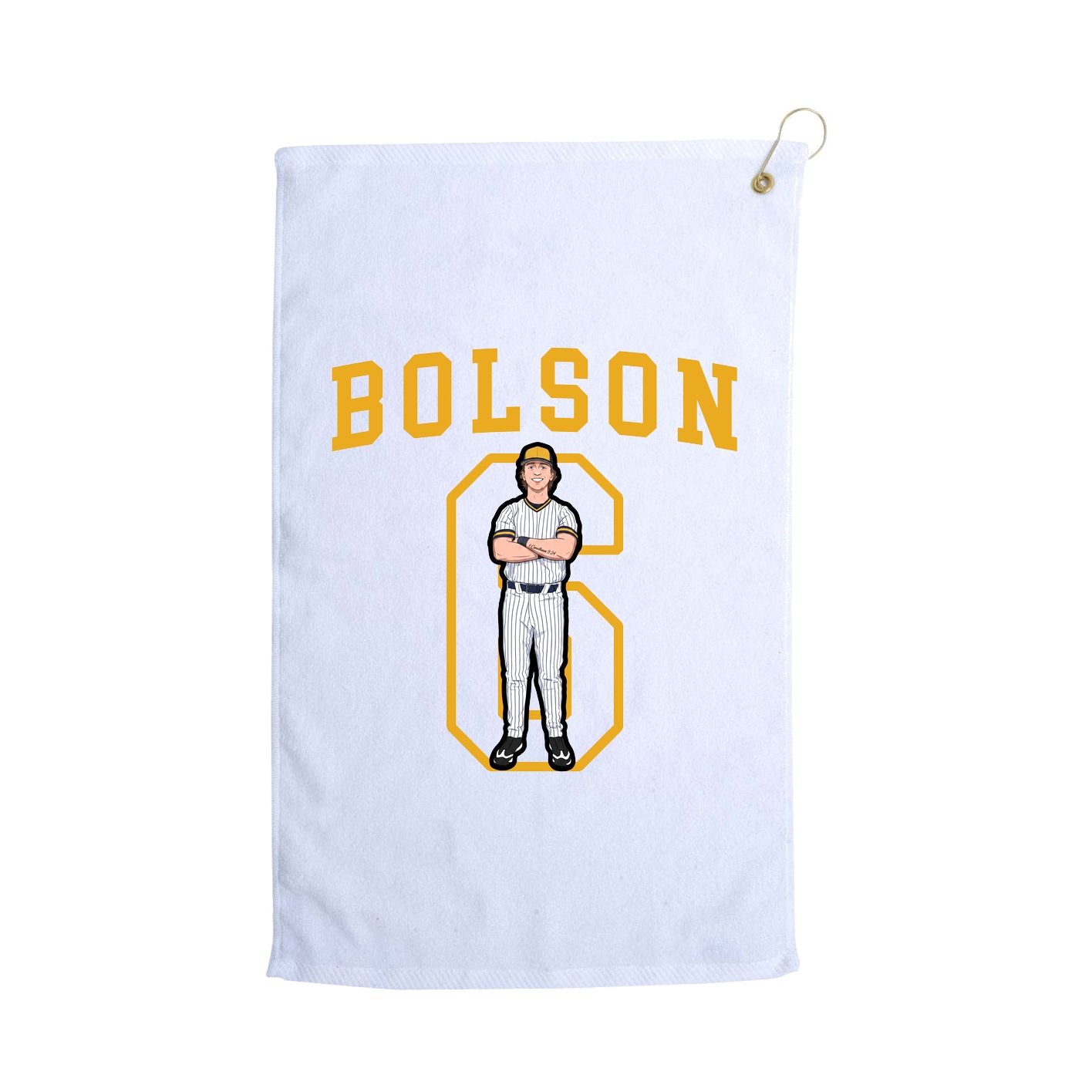 Golf Towel — Shirsey in White