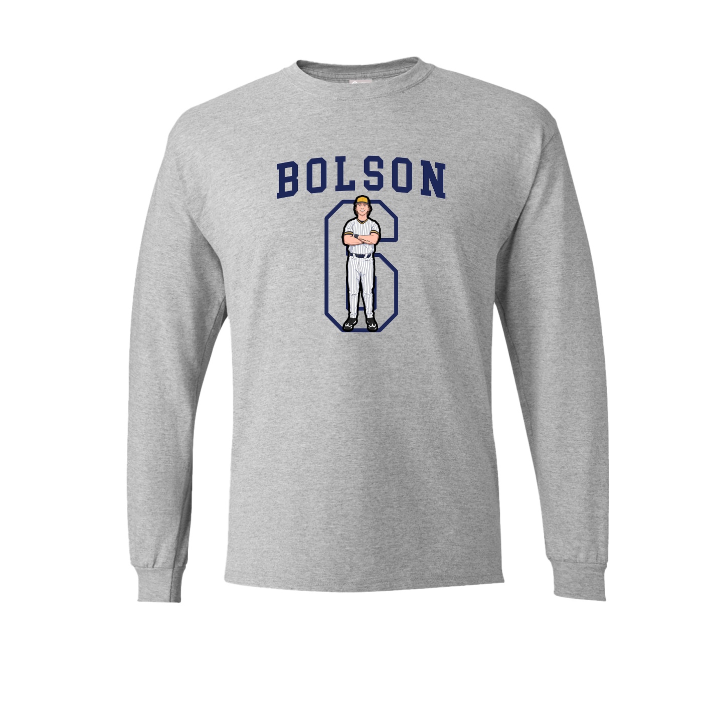 Long Sleeve Tee — Shirsey in Grey