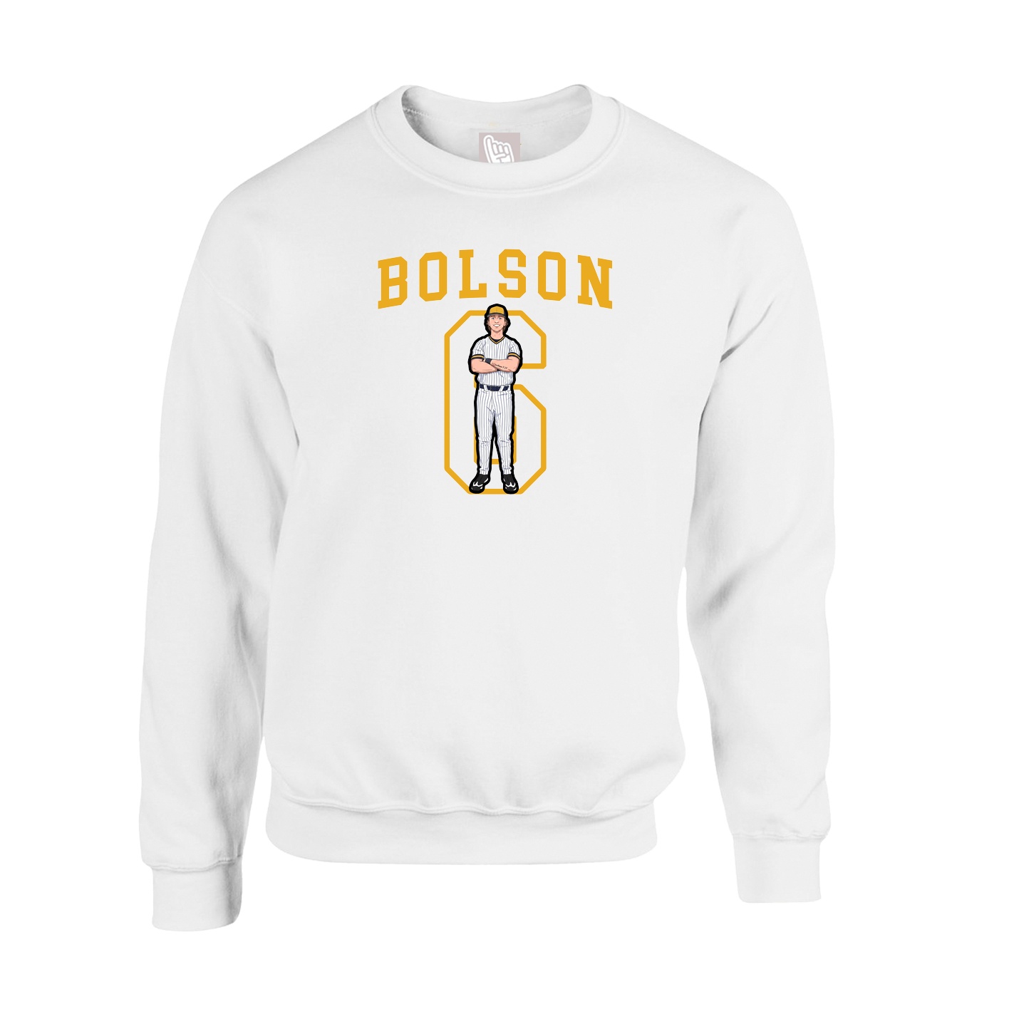 Fleece Crew — Shirsey in White