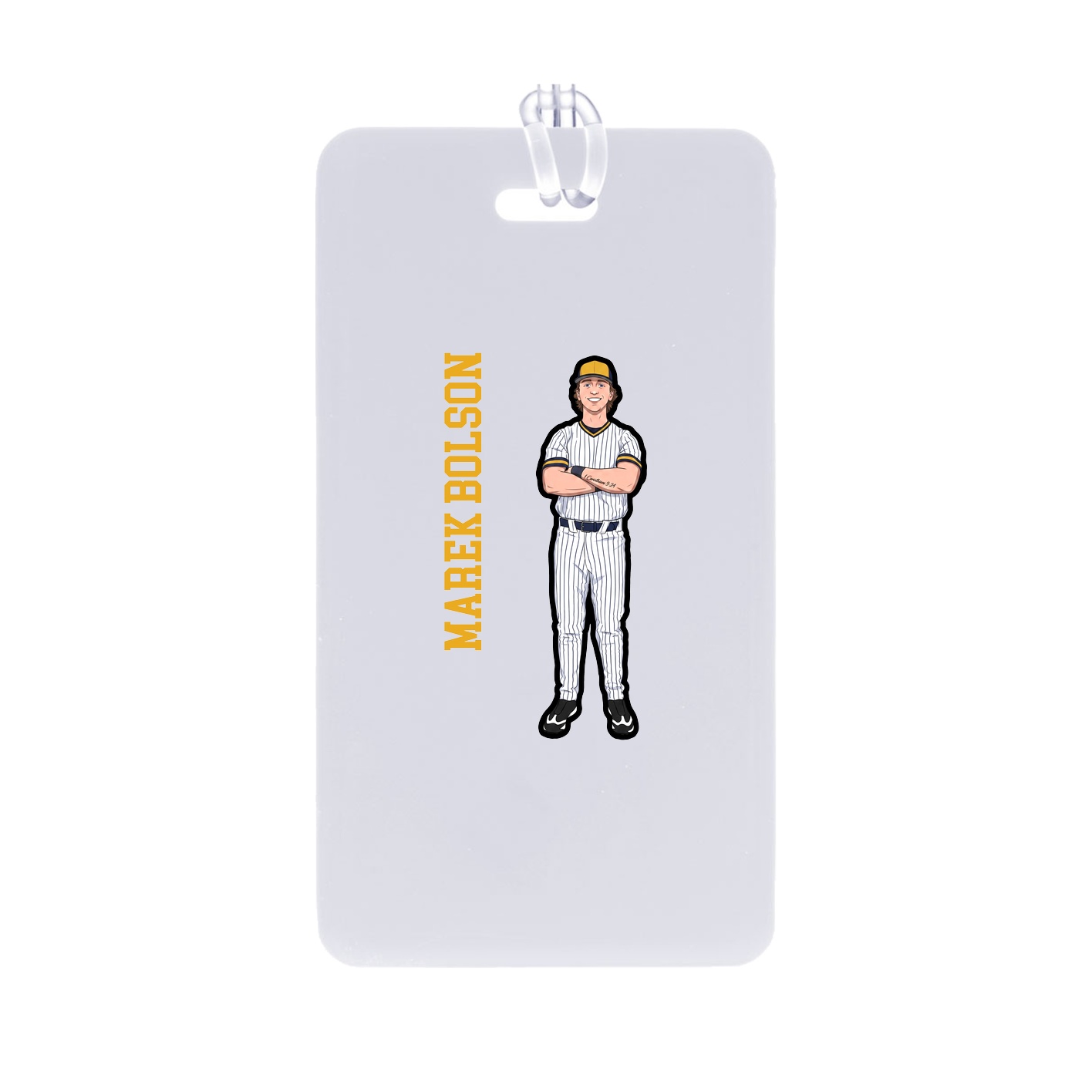 Bag Tag — Name Vertical in Classic