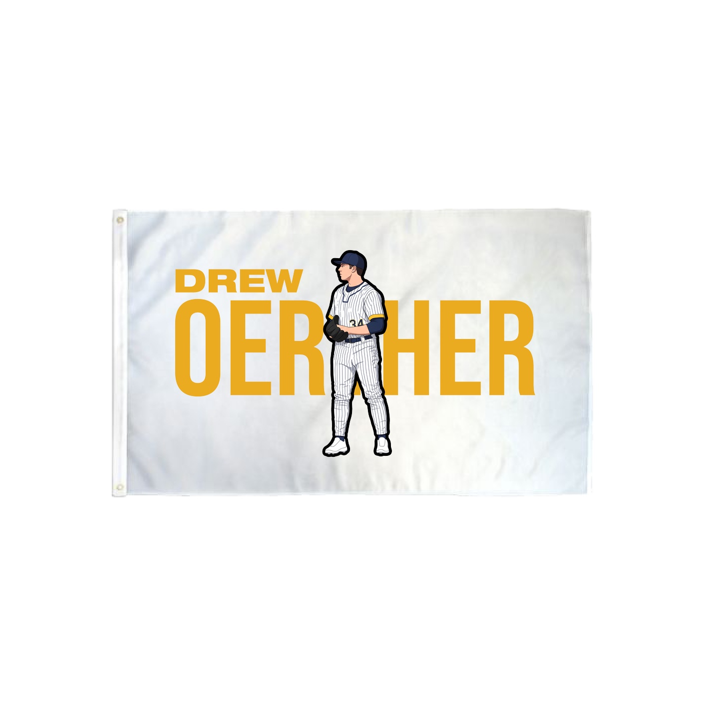 3x5 Flag — Player Name in Classic
