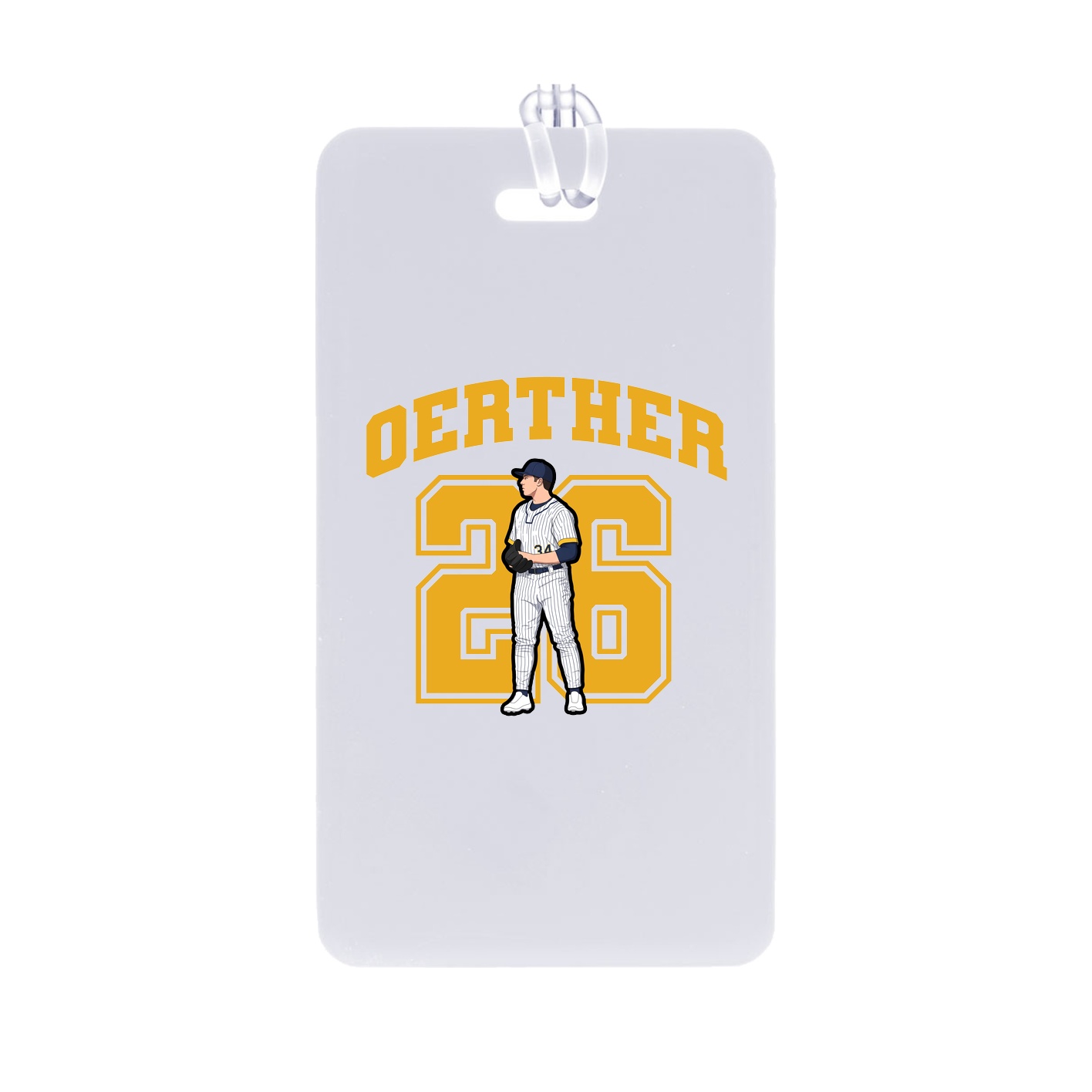 Bag Tag — Number in Classic