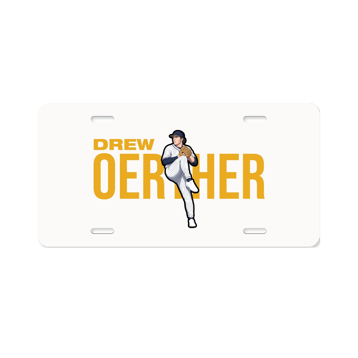 License Plate — Player Name in Classic
