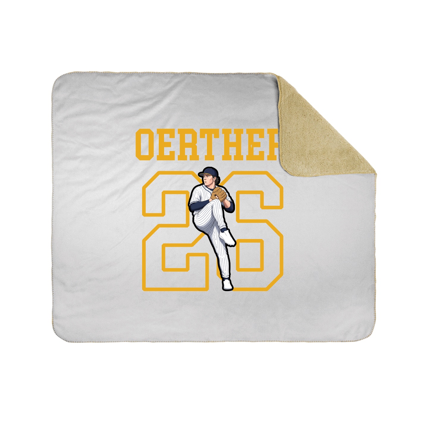 Throw Blanket — Shirsey in White