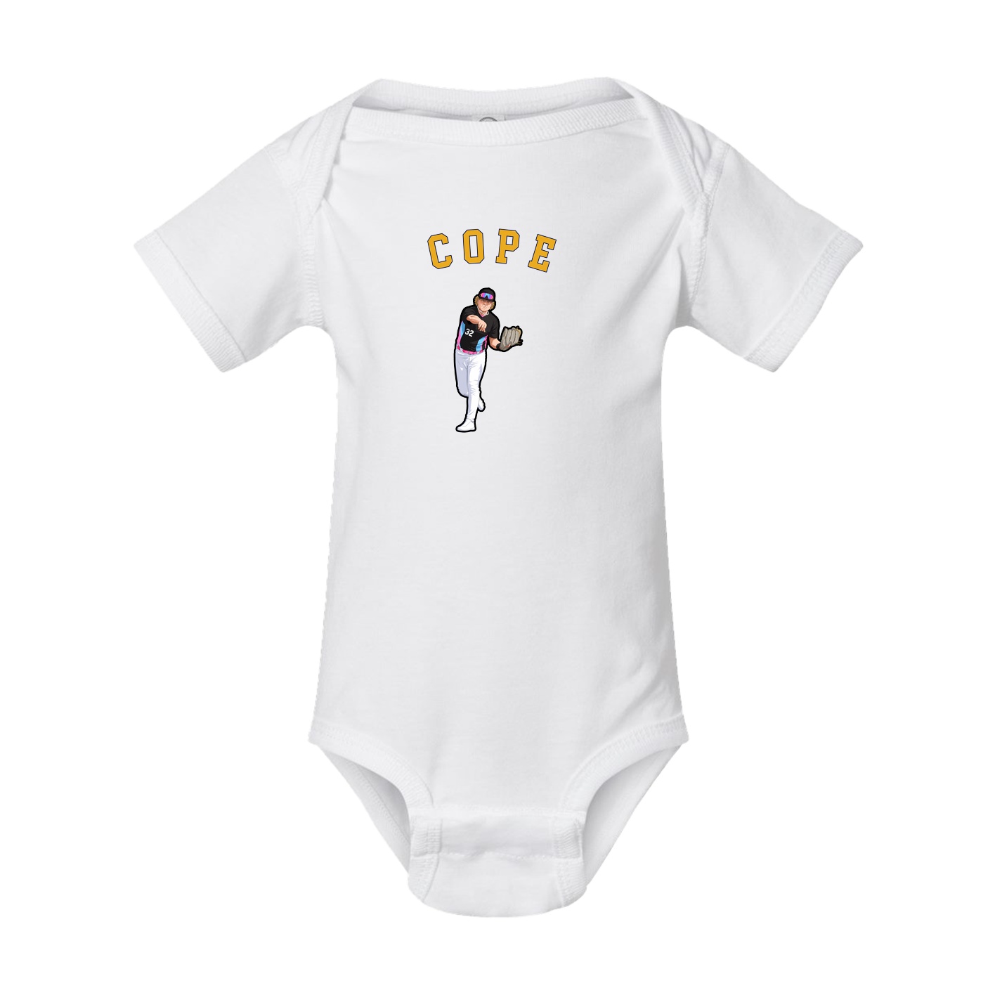 Baby Onesie — Shirsey Arch in White