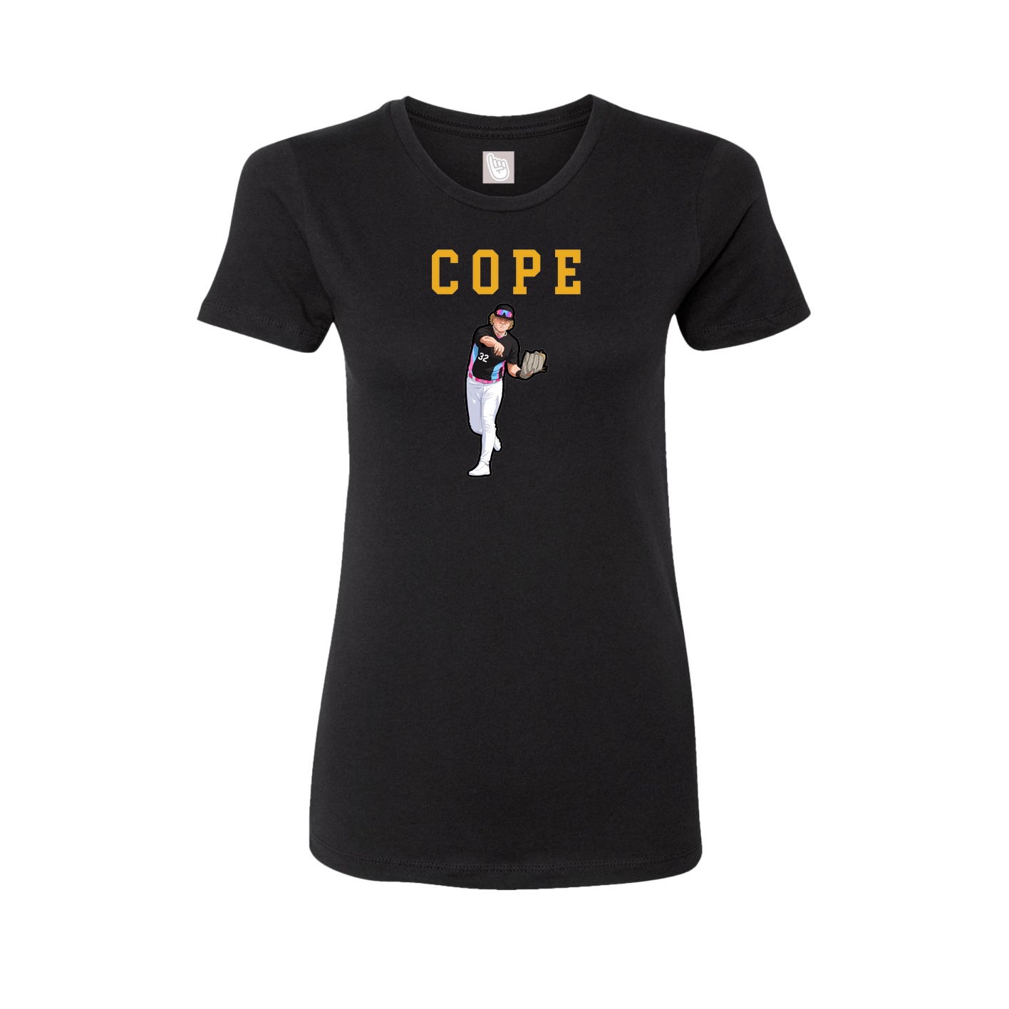Fitted Women's Tee — Shirsey in Black