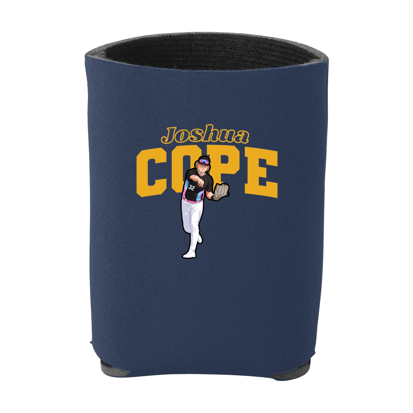 Can Holder — Name Arch in Navy