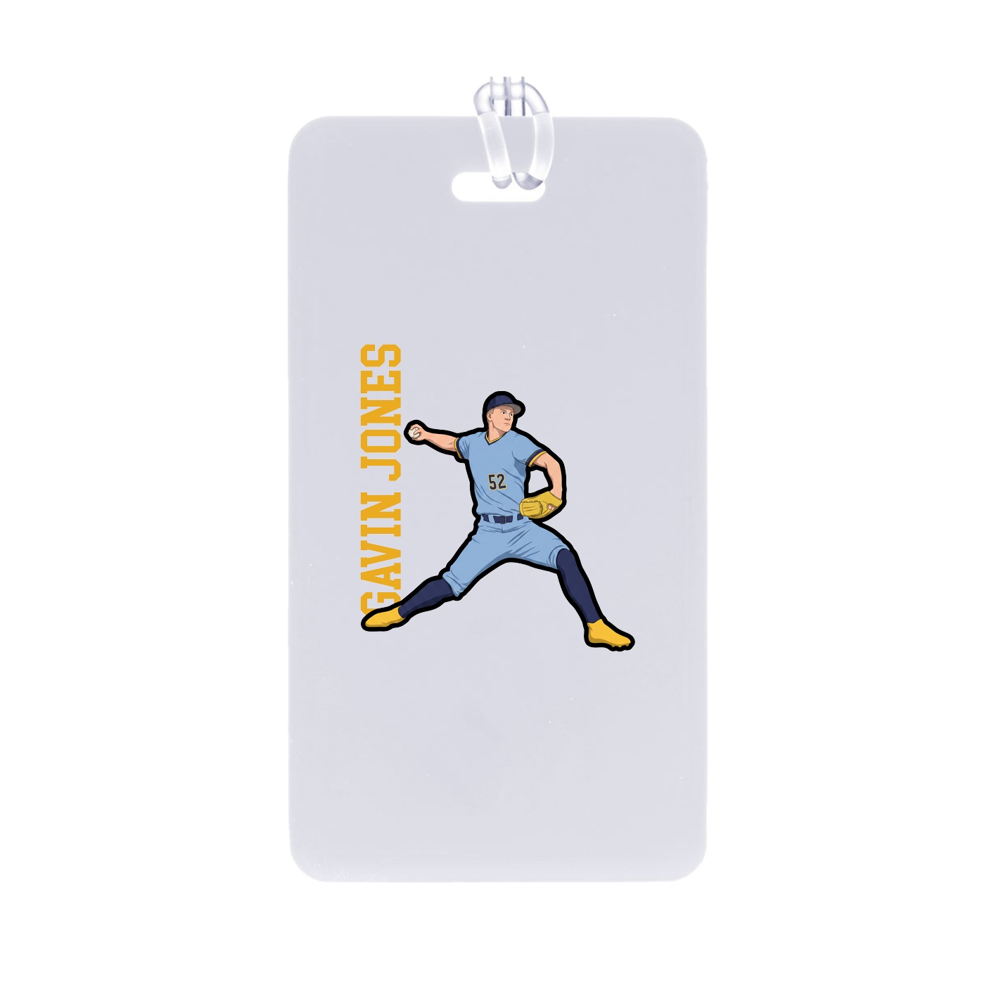 Bag Tag — Name Vertical in Classic
