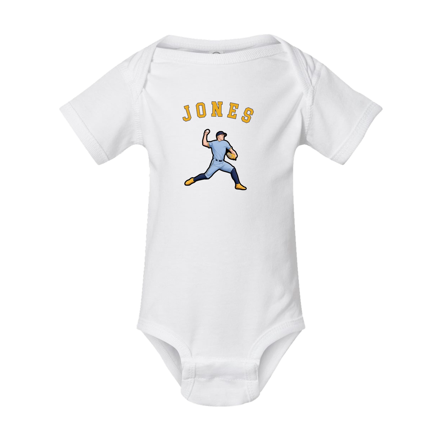 Baby Onesie — Shirsey Arch in White